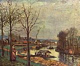 Camille Pissarro Wall Art - Lavoir de Pontoise 1872